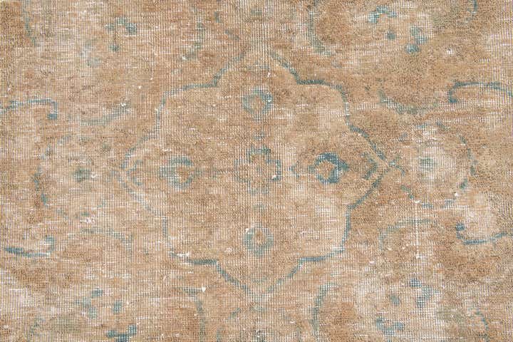 6' 1 x 9' 3 Hand Knotted Ultra Vintage Persian Wool Rug