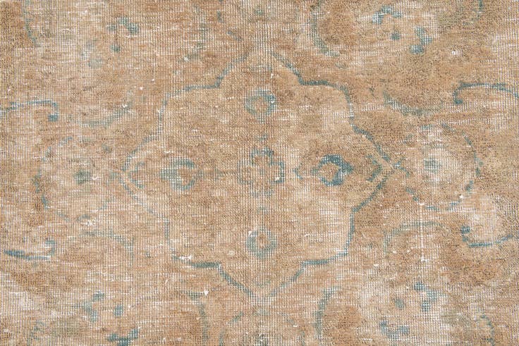 Detail image of 6' 1 x 9' 3 Hand Knotted Ultra Vintage Persian Wool Rug