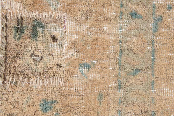 6' 1 x 9' 3 Hand Knotted Ultra Vintage Persian Wool Rug