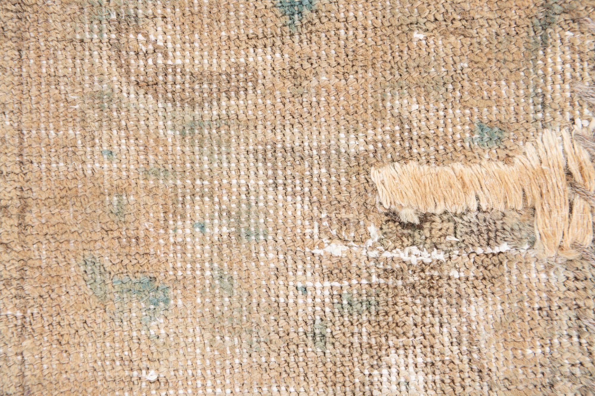 6' 1 x 9' 3 Hand Knotted Ultra Vintage Persian Wool Rug