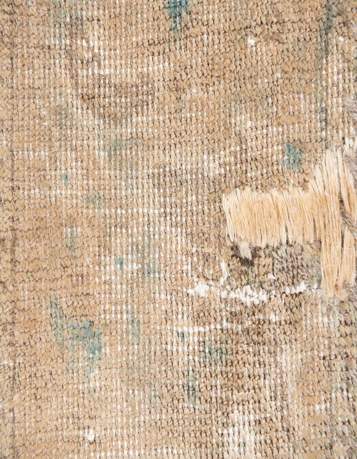 Detail image of 6' 1 x 9' 3  Hand Knotted Ultra Vintage Persian Wool Rug