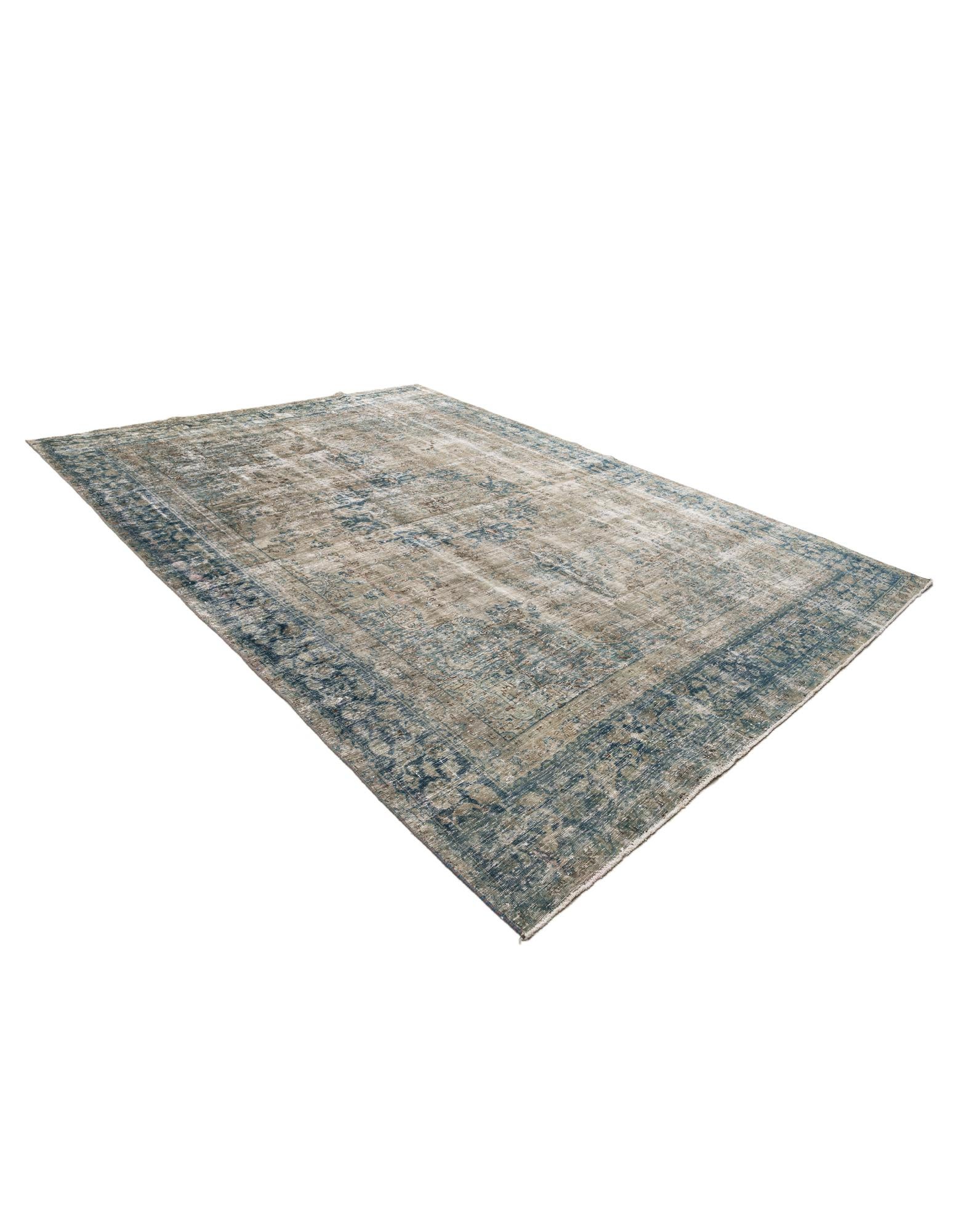 9' x 12' 3 Hand Knotted Ultra Vintage Persian Wool Rug