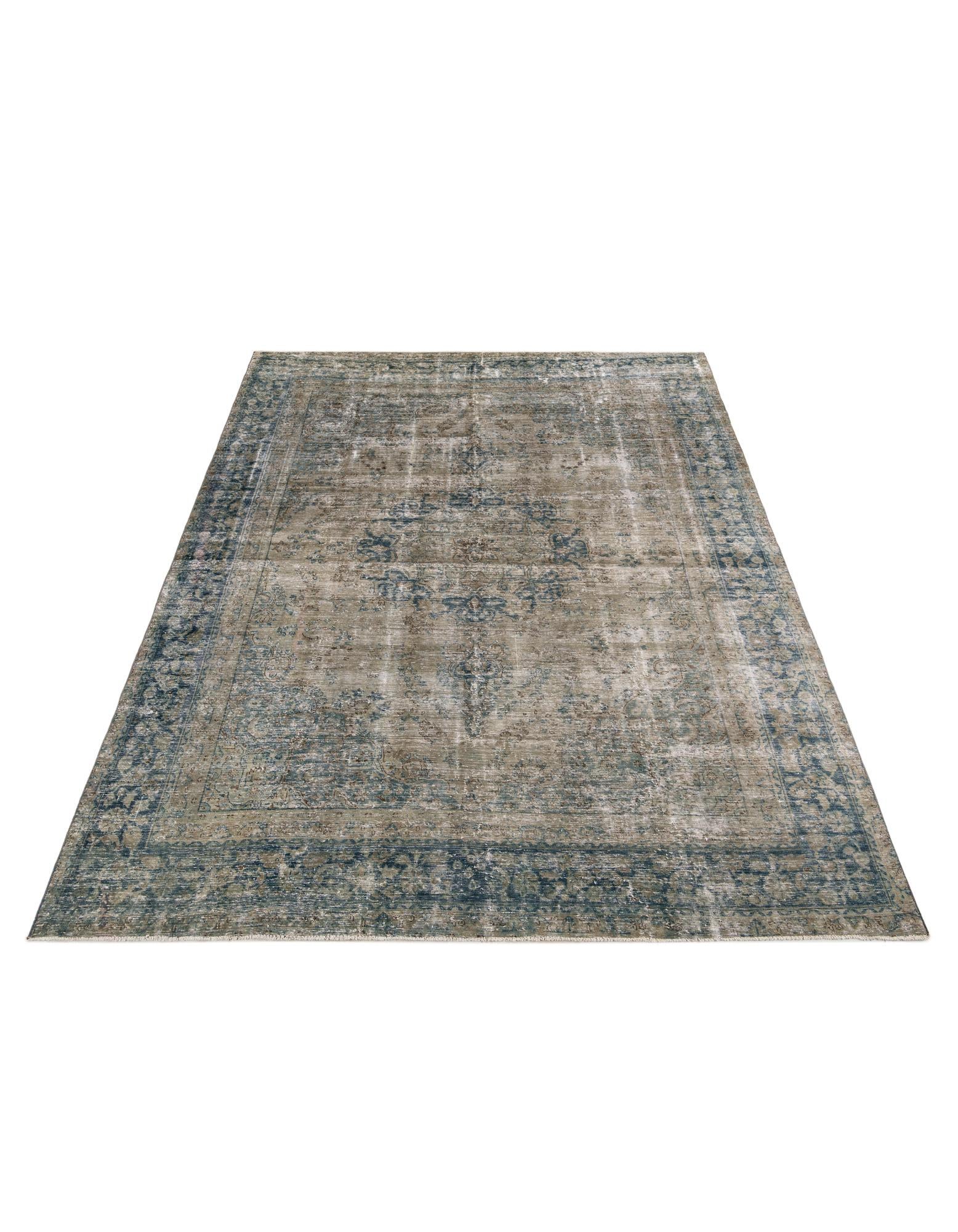 9' x 12' 3 Hand Knotted Ultra Vintage Persian Wool Rug