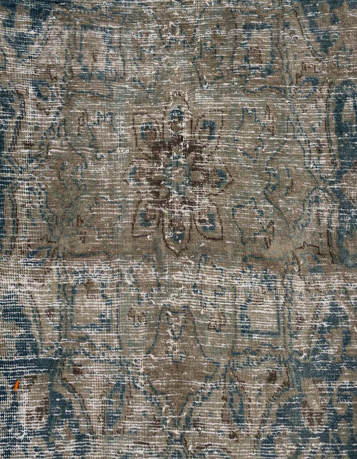 Detail image of 9' x 12' 3  Hand Knotted Ultra Vintage Persian Wool Rug