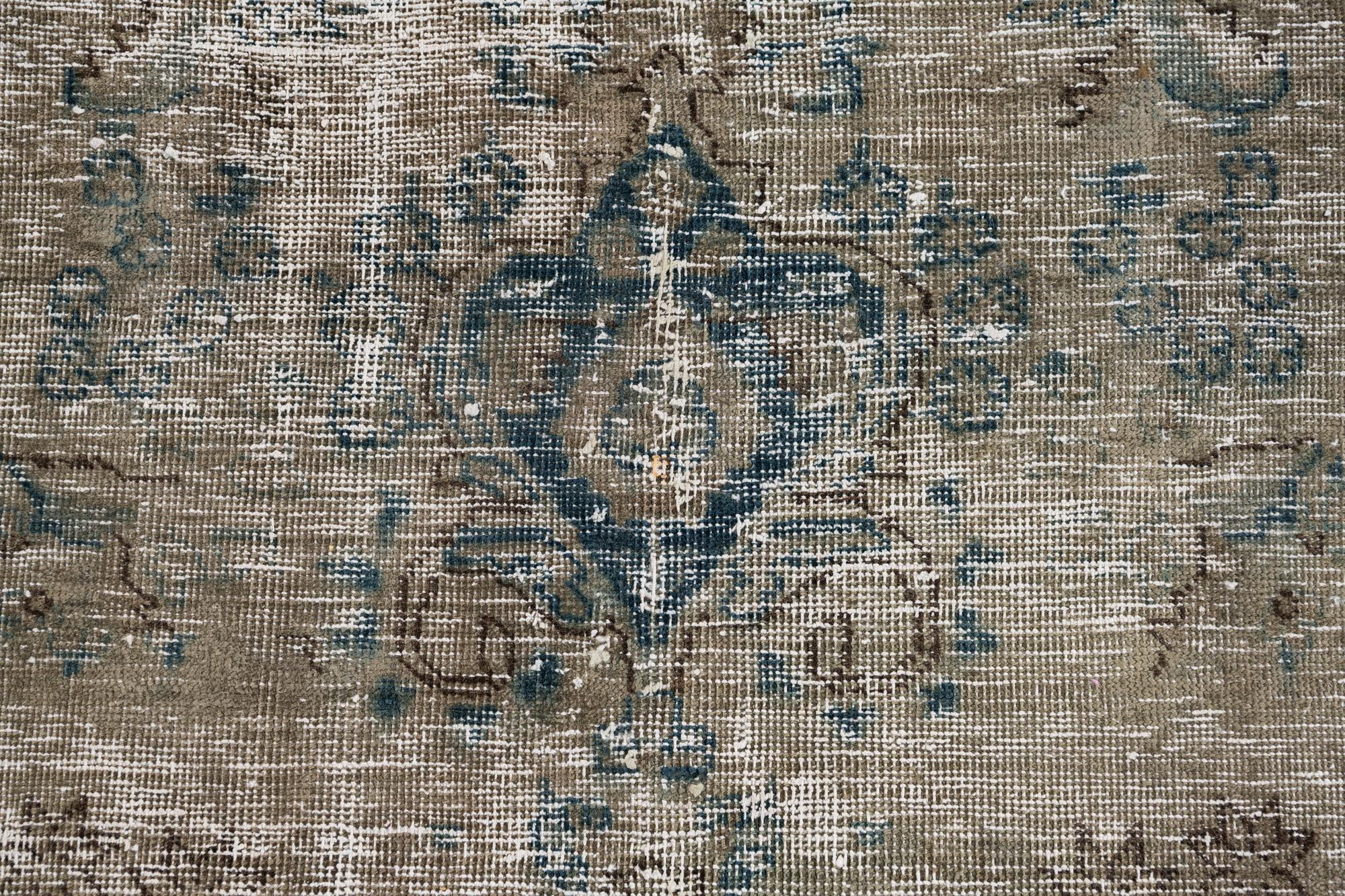 9' x 12' 3 Hand Knotted Ultra Vintage Persian Wool Rug