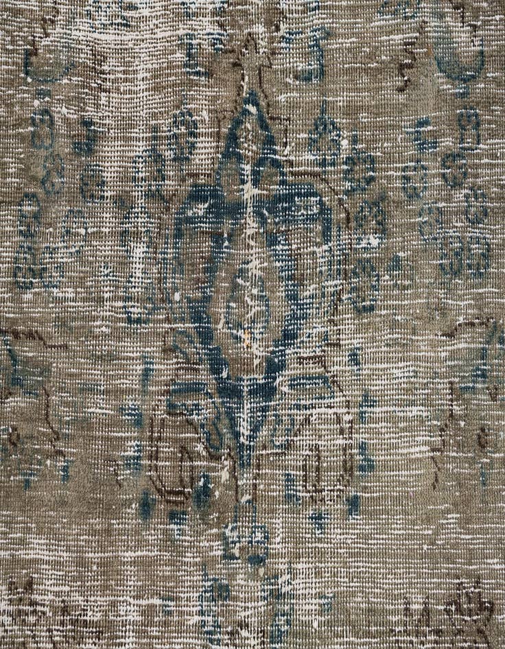 Detail image of 9' x 12' 3  Hand Knotted Ultra Vintage Persian Wool Rug
