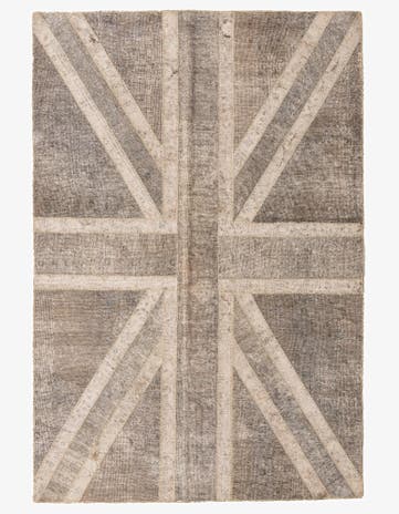 6' 8 x 9' 10 Hand Knotted Ultra Vintage Persian Wool Rug