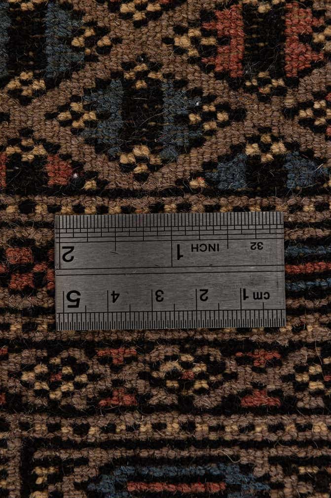 5' 10 x 6' 2 Hand Knotted Bokhara Oriental Wool Round Rug