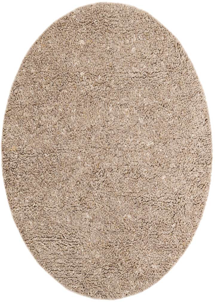 6' 1 x 6' 1 Hand Woven Haka Deluxe Shag Round Rug
