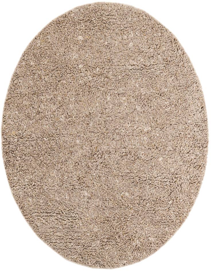 Detail image of 6' 1 x 6' 1  Hand Woven Haka Deluxe Shag Round Rug
