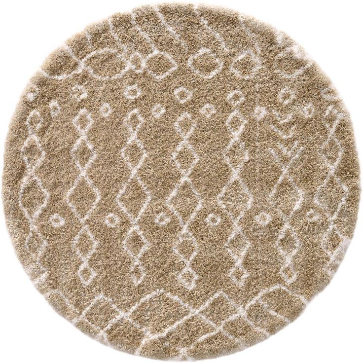 Detail image of 6' x 6' Marrakesh Shag Round Rug