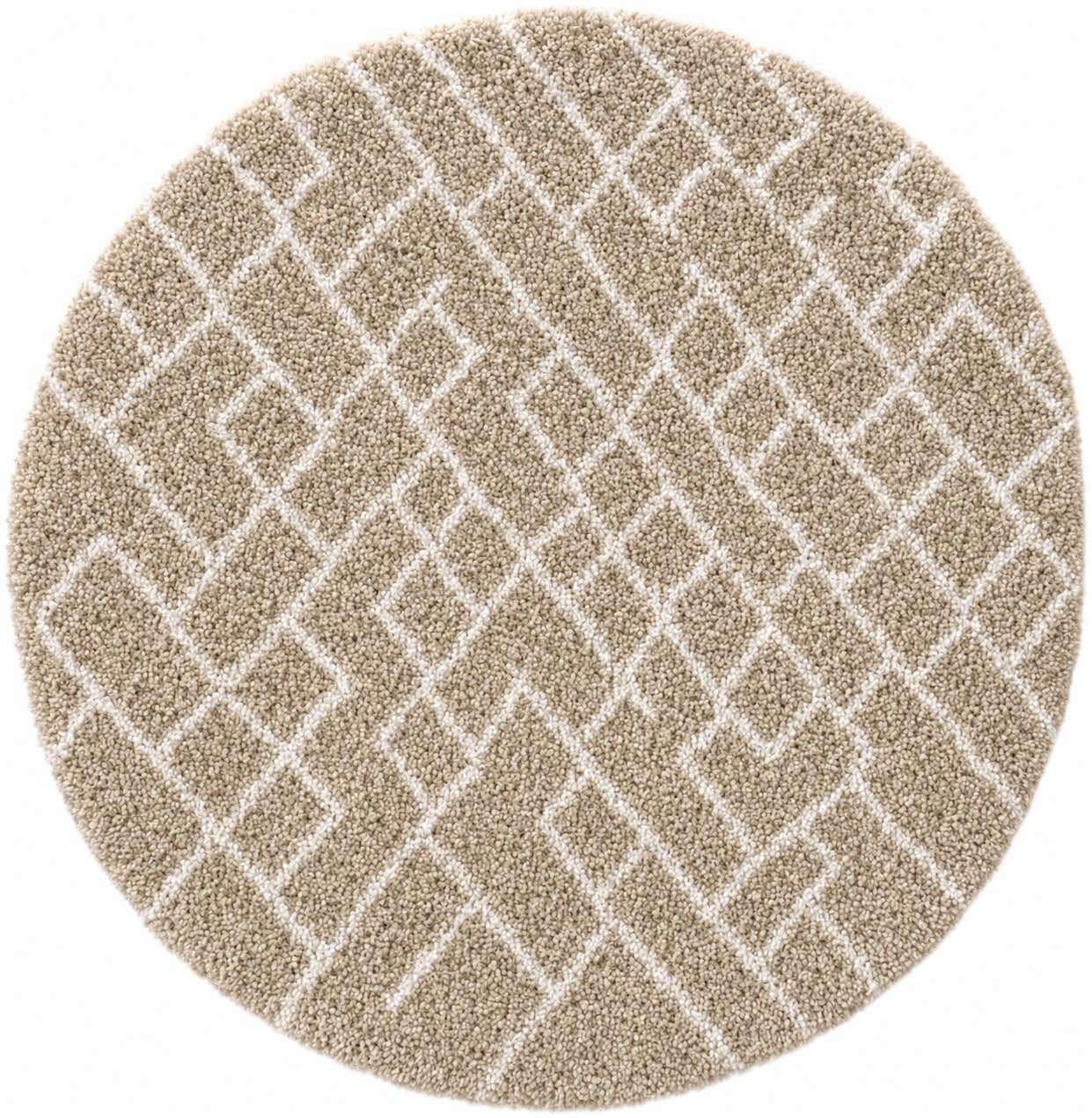 4' x 4' Marrakesh Shag Round Rug