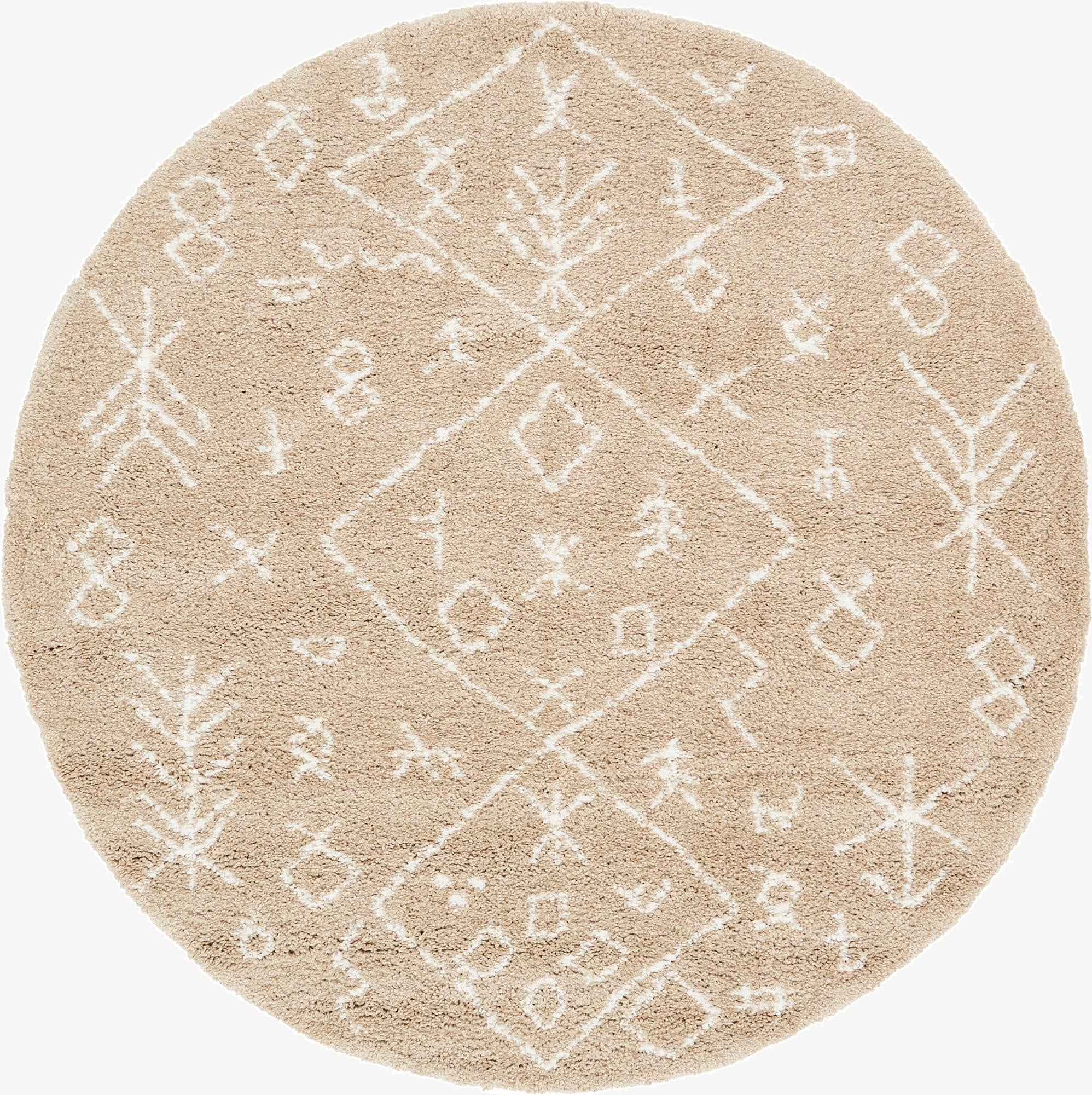 8' x 8' Marrakesh Shag Round Rug