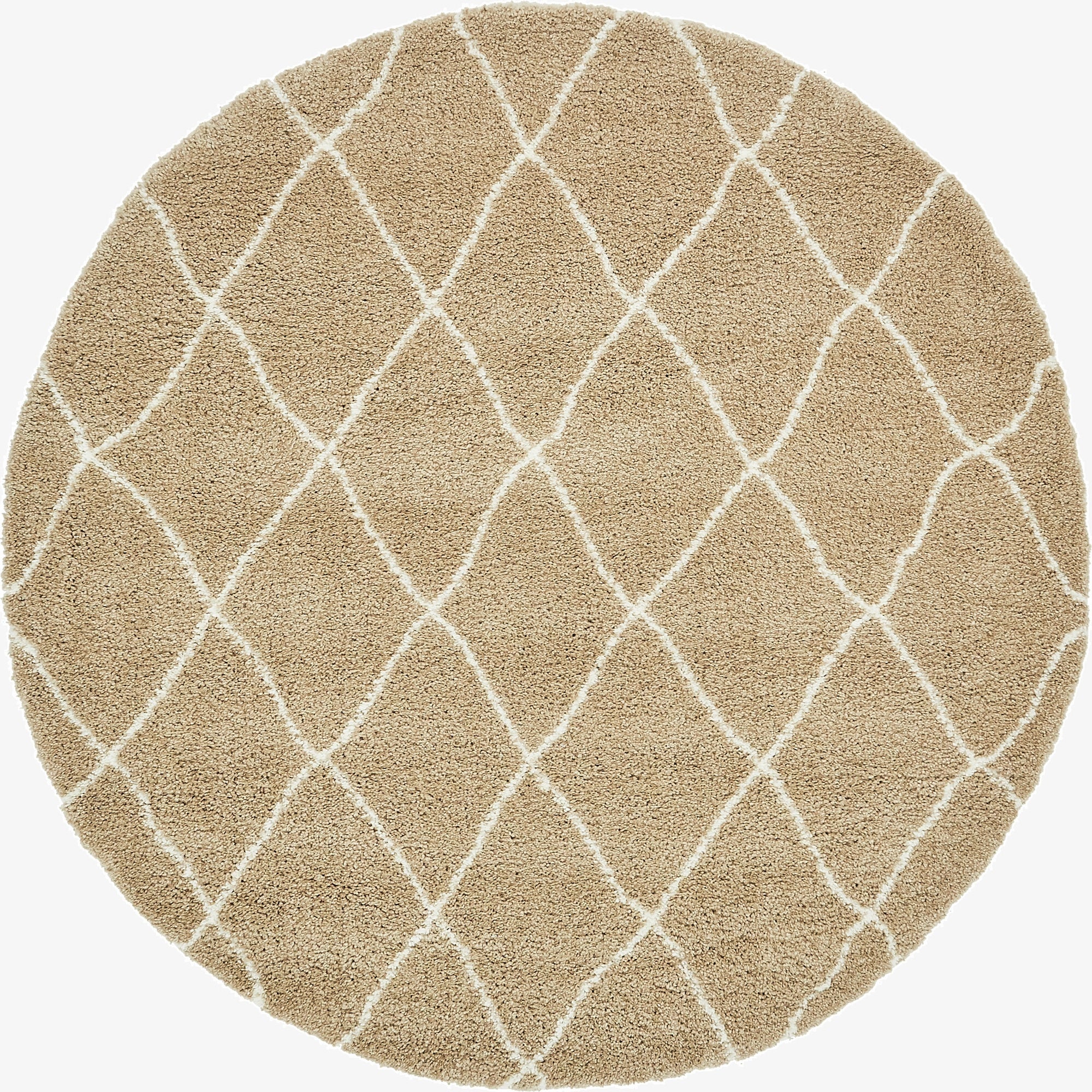 8' x 8' Marrakesh Shag Round Rug