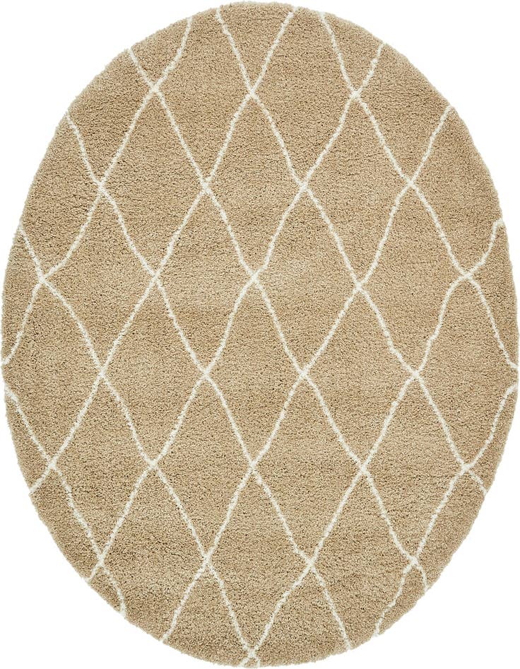 Detail image of 8' x 8' Moroccan Shag Round Rug