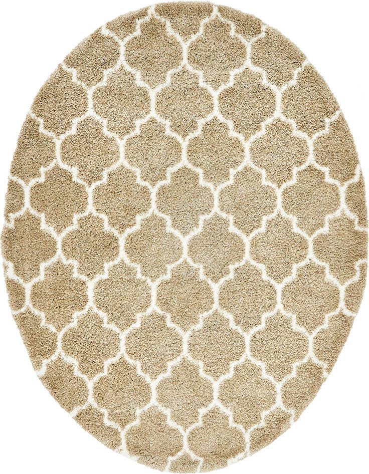 Detail image of 8' x 8' Moroccan Shag Round Rug