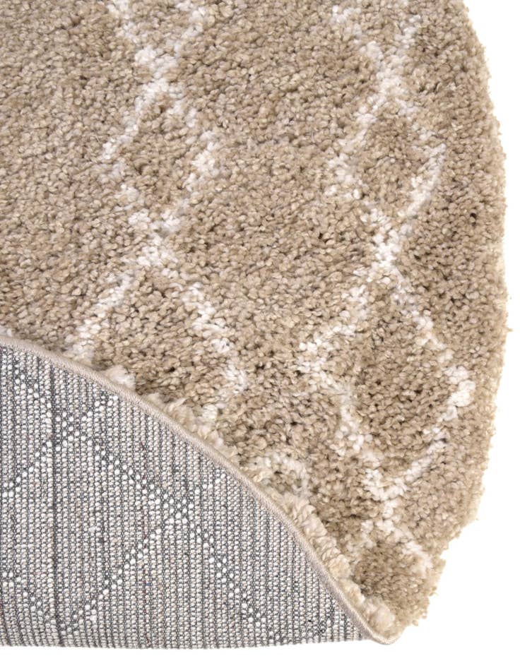Detail image of 4' x 4' Moroccan Shag Round Rug