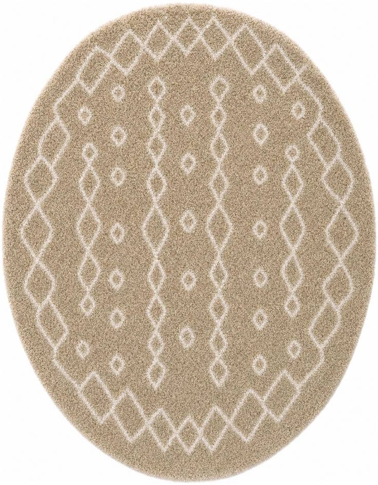 Detail image of 6' x 6' Moroccan Shag Round Rug