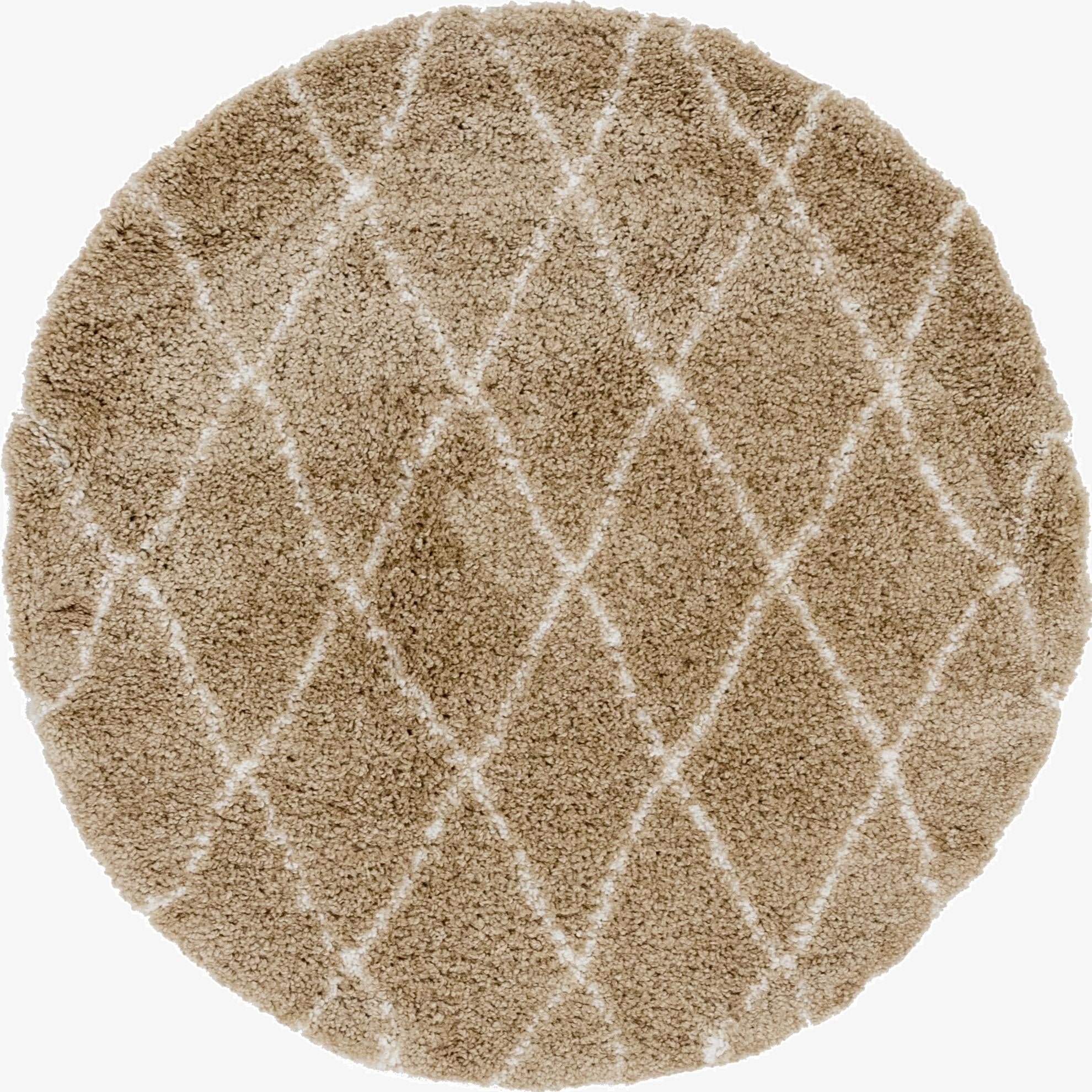 155cm x 155cm Marrakesh Shag Round Rug