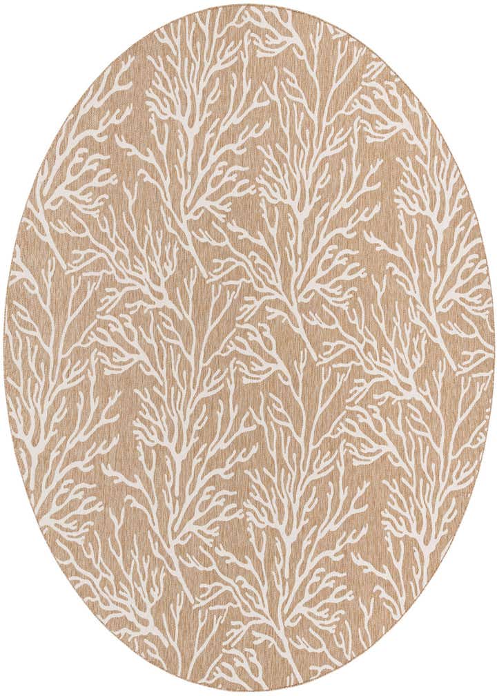 13' x 13' Easy-Clean Coastal Indoor / Outdoor Round Rug