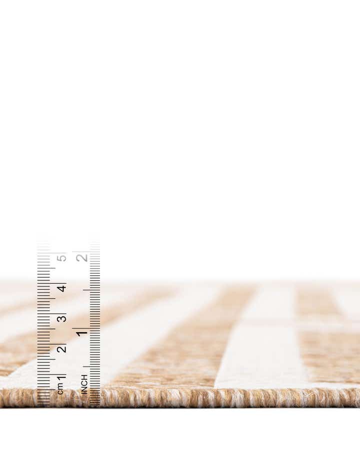 12' x 12' Easy-Clean Modern Indoor / Outdoor Round Rug