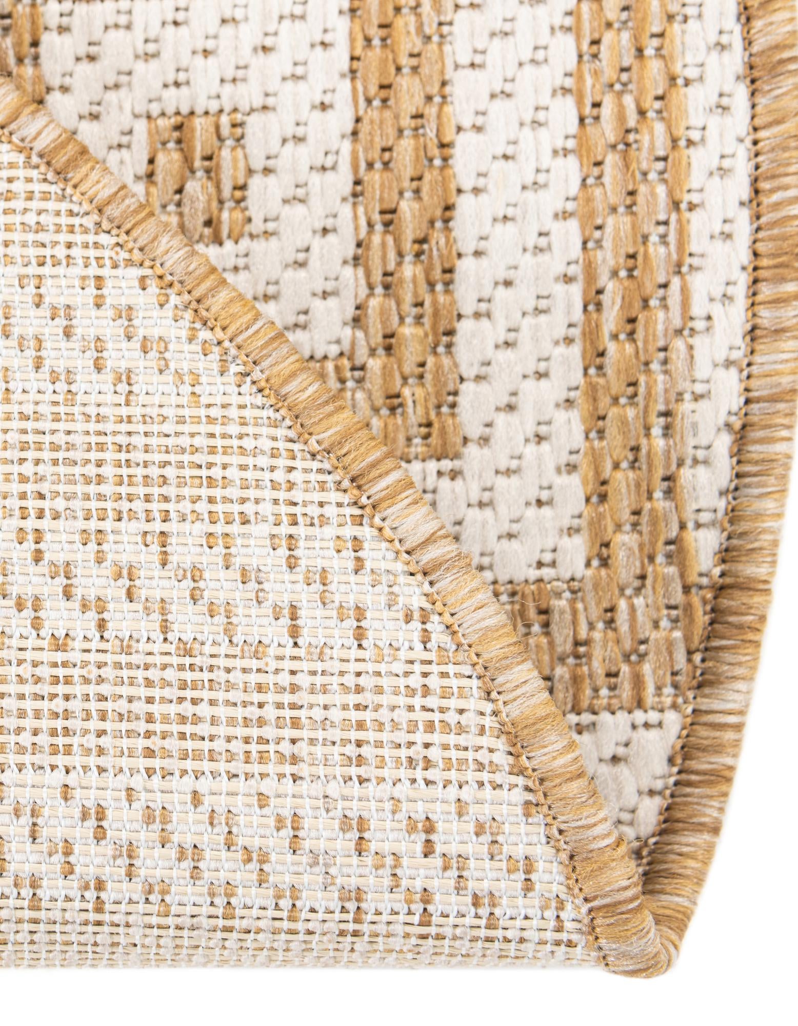 13' x 13' Easy-Clean Modern Indoor / Outdoor Round Rug