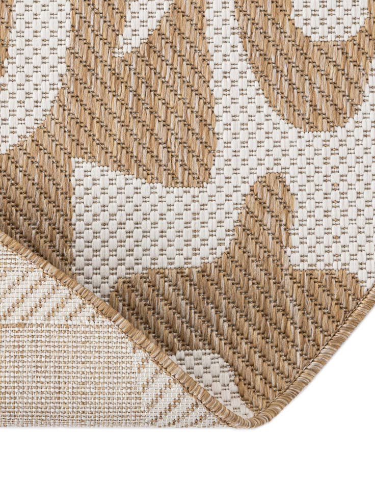 Detail image of 12' x 12' Easy-Clean Modern Indoor / Outdoor Round Rug