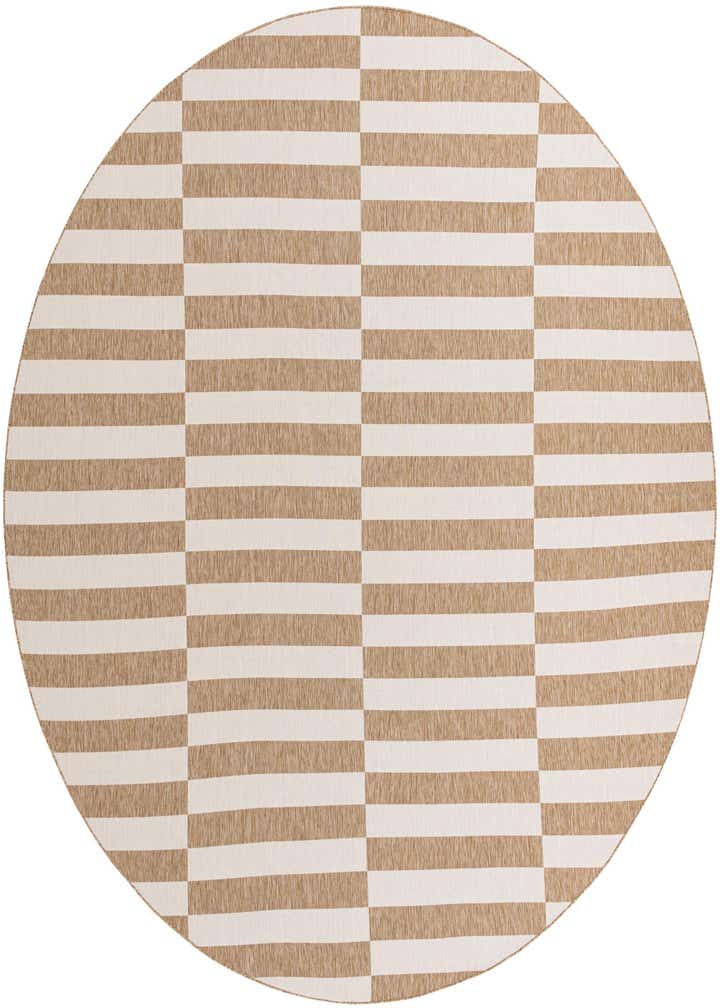 13' x 13' Easy-Clean Ribbon Indoor / Outdoor Round Rug