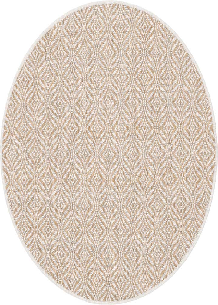 4' x 4' Easy-Clean Trellis Indoor / Outdoor Round Rug