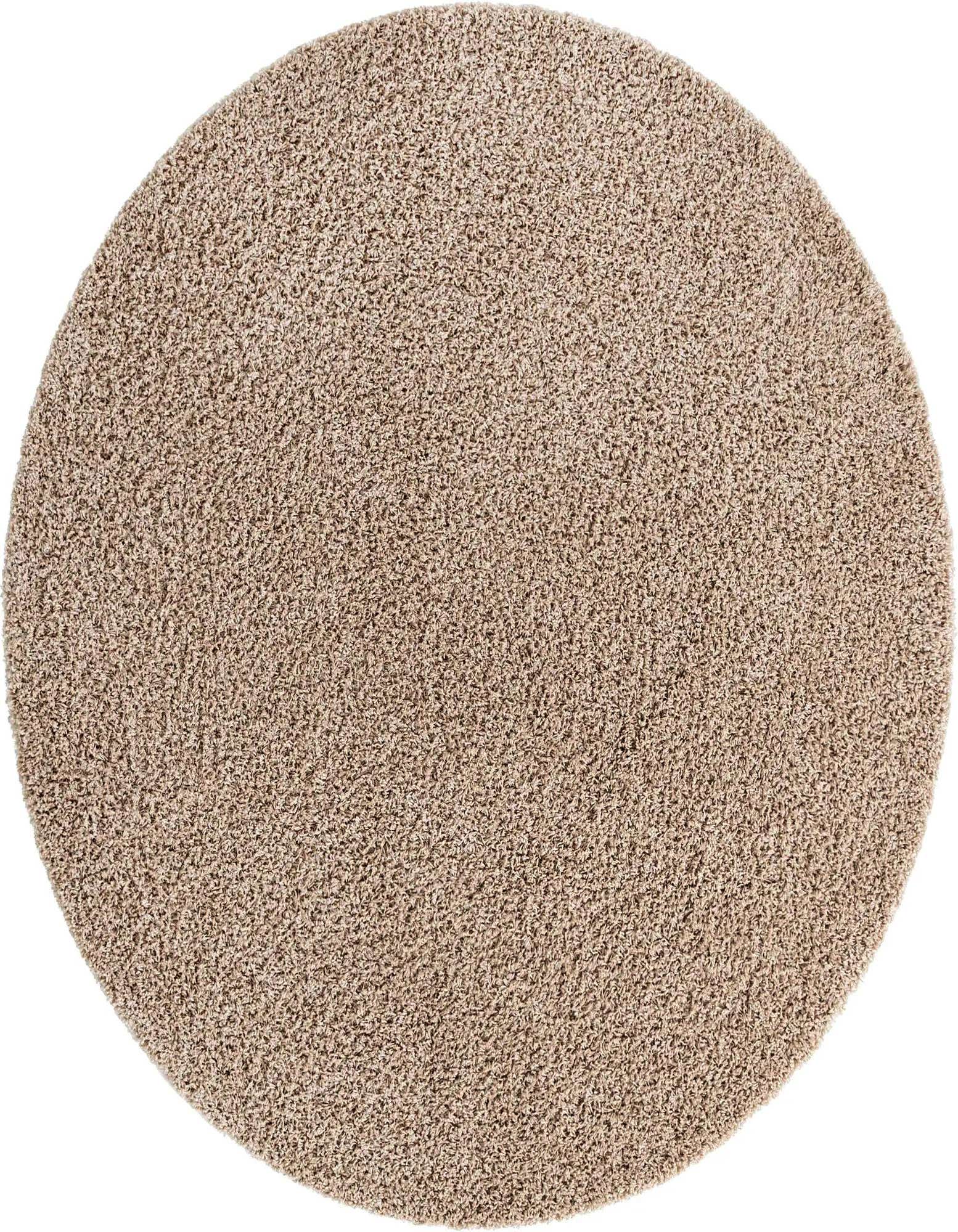 12' x 12' Solid Shag Round Rug