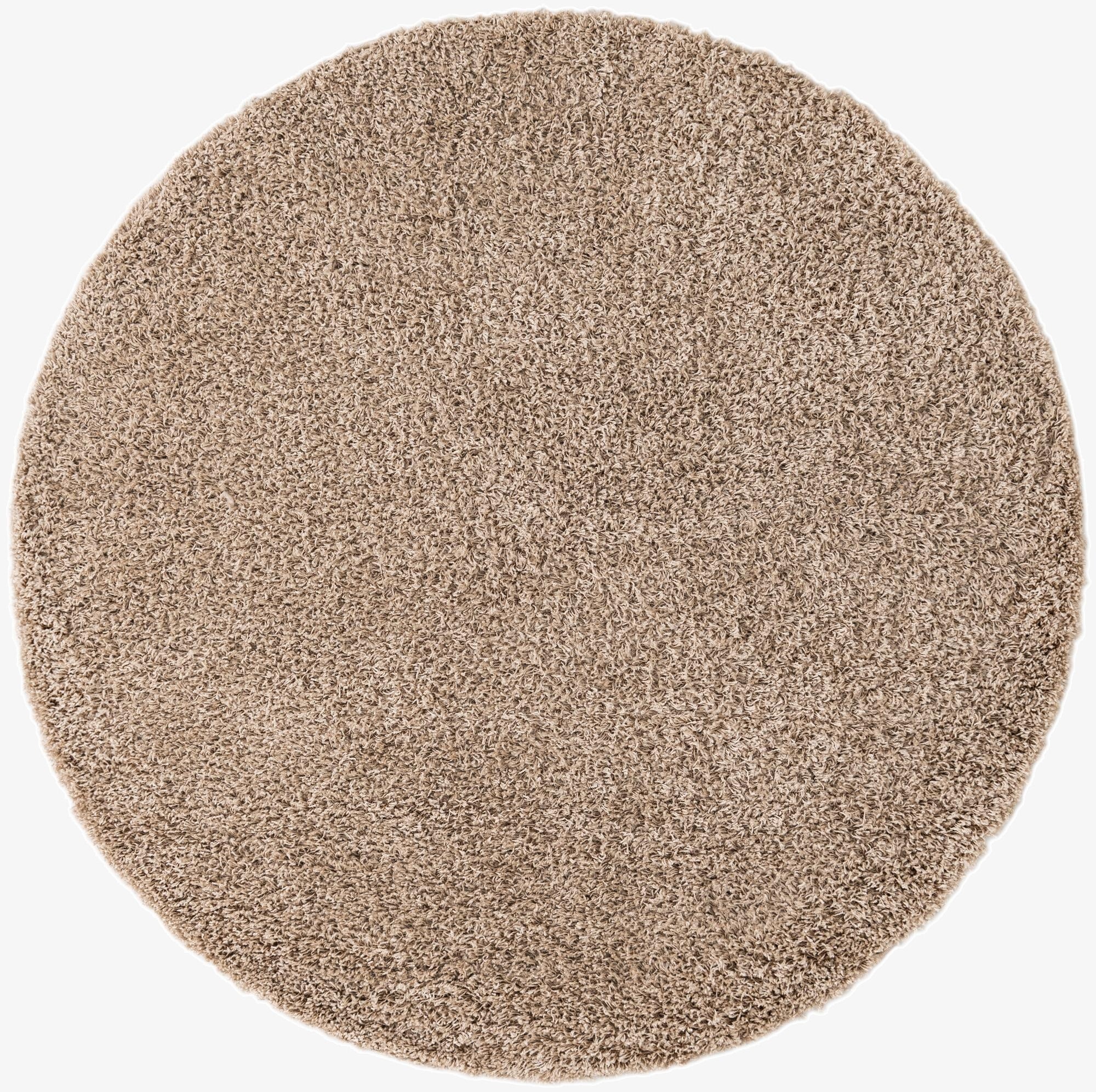 Primary image 6' x 6' Solid Shag Round Rug