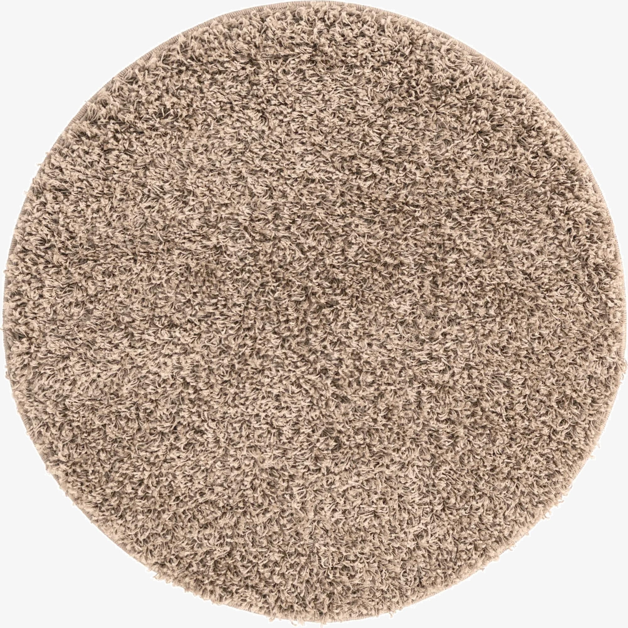 Primary image 3' x 3' Solid Shag Round Rug
