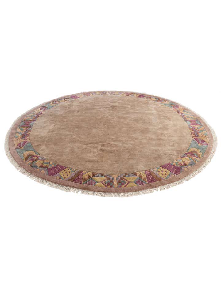 9' 10 x 10' 1 Hand Knotted Tibet Wool Round Rug