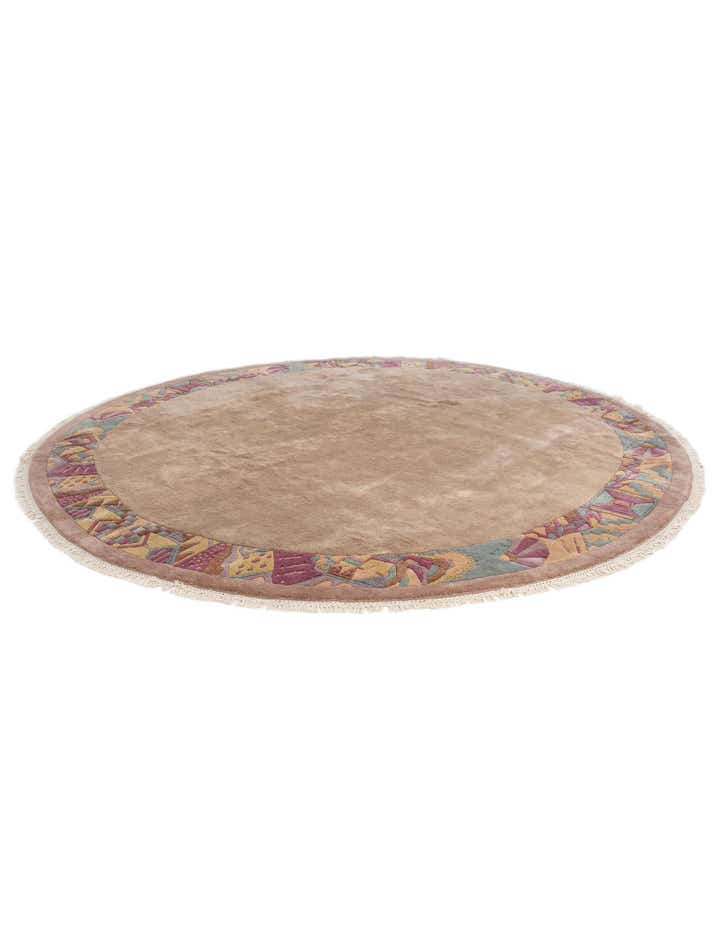 9' 10 x 10' 1 Hand Knotted Tibet Wool Round Rug