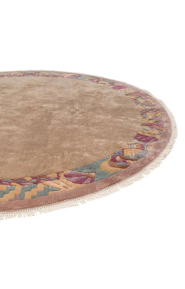 9' 10 x 10' 1 Hand Knotted Tibet Wool Round Rug