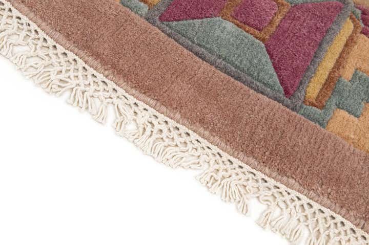 9' 10 x 10' 1 Hand Knotted Tibet Wool Round Rug