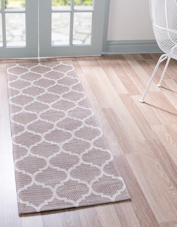 Taupe Georgia Runner Rug