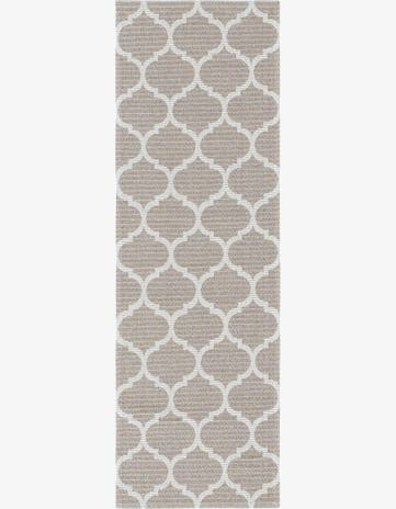 Taupe Georgia Runner Rug