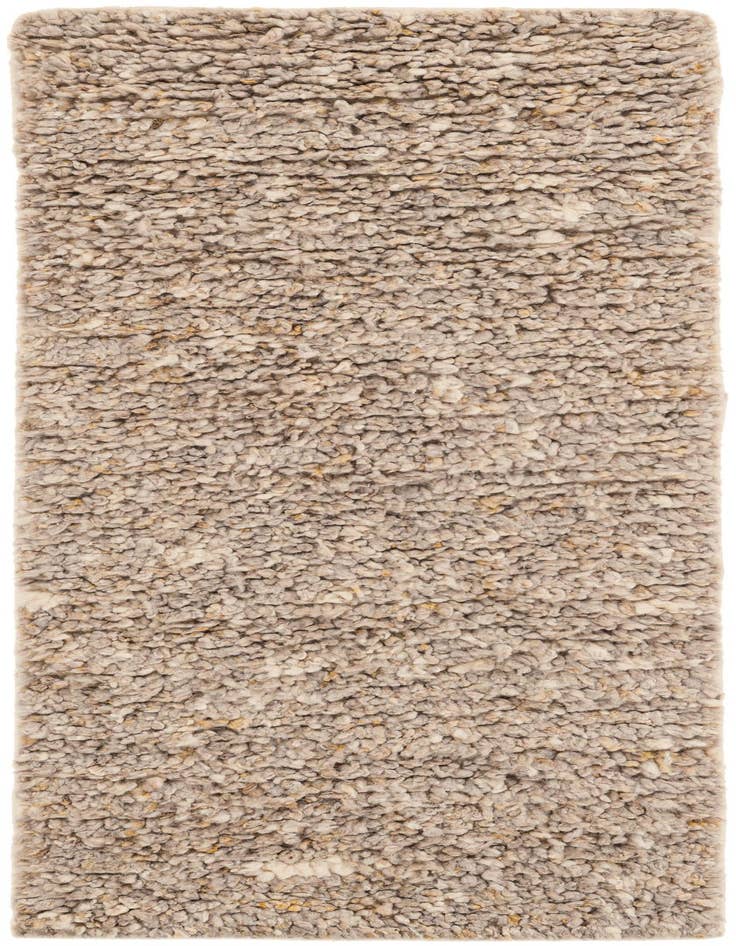 Detail image of 2' x 5' 1  Hand Woven Haka Deluxe Shag Runner Rug