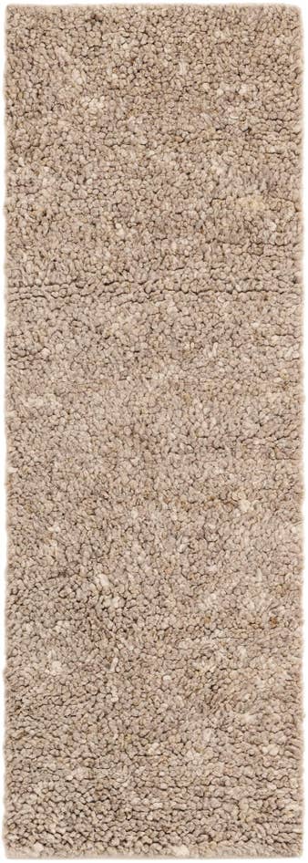 Detail image of 2' x 6' 1 Hand Woven Haka Deluxe Shag Runner Rug