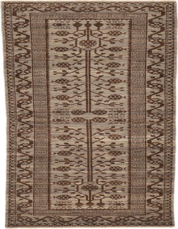 Detail image of 2' 10 x 9' 9 Hand Knotted Khotan Ziegler Oriental Runner Rug