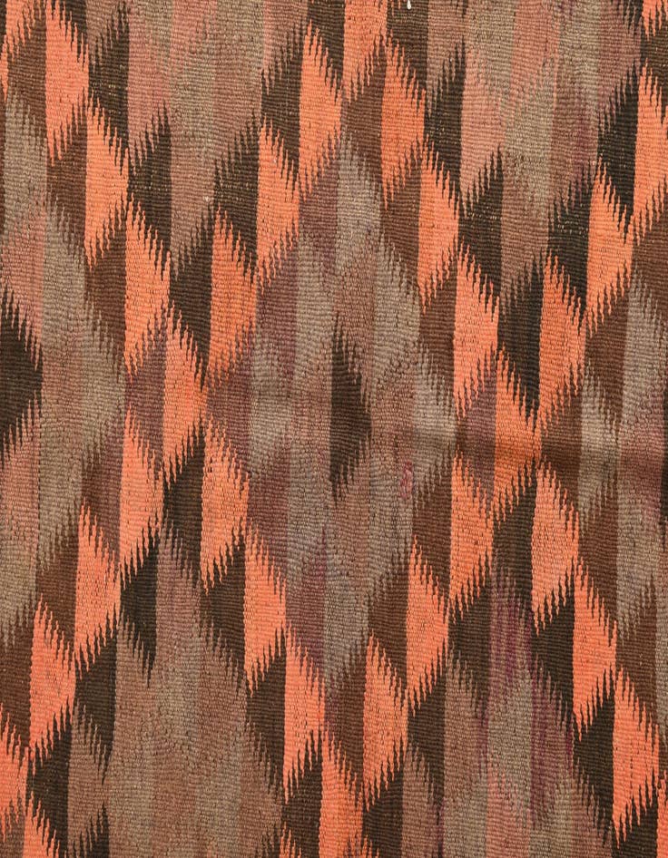 Detail image of 4' 5 x 14' 8  Hand Woven Kilim Fars Wool Runner Rug