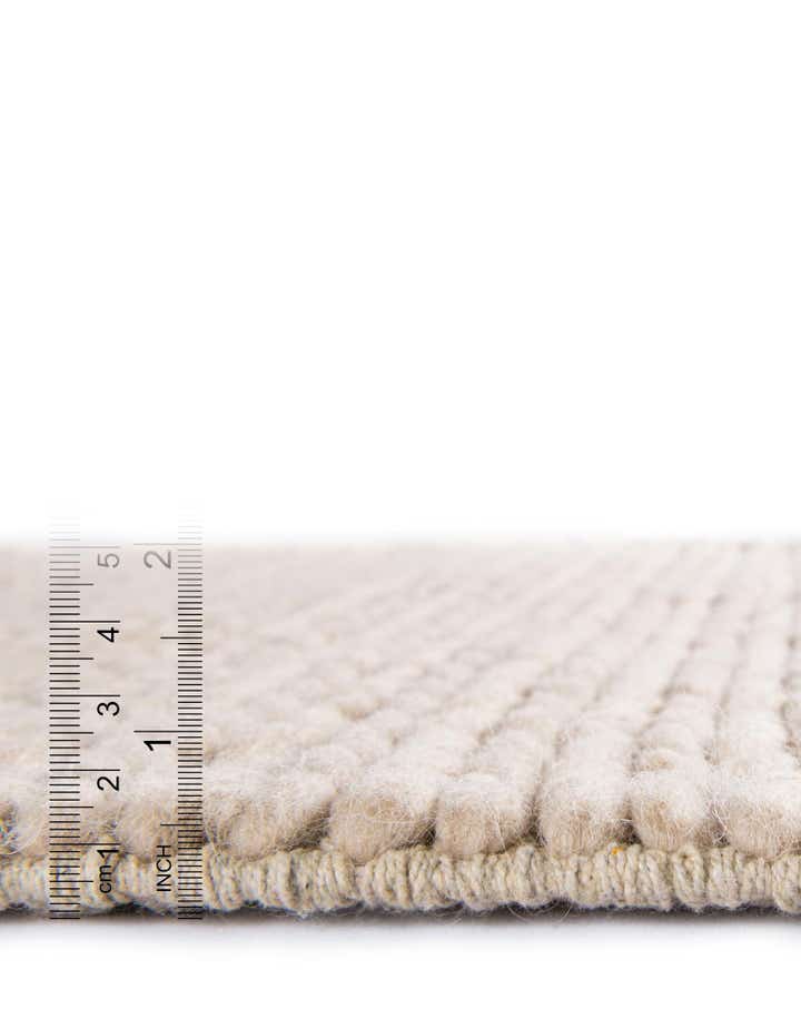 2' x 6' 7 Hand Woven Lana New Zealand Wool Runner Rug