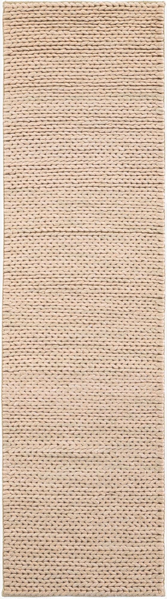 2' x 8'  Hand Woven Lana New Zealand Wool Runner Rug