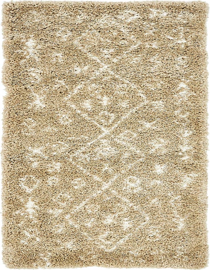 Detail image of 2' 7 x 6' Moroccan Shag Runner Rug