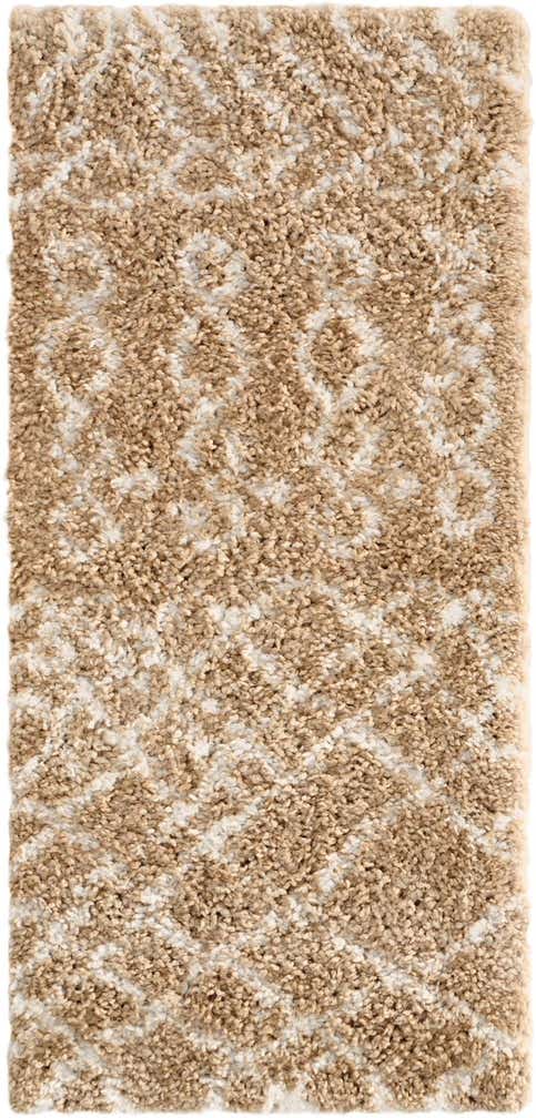2' x 4' Moroccan Shag Runner Rug