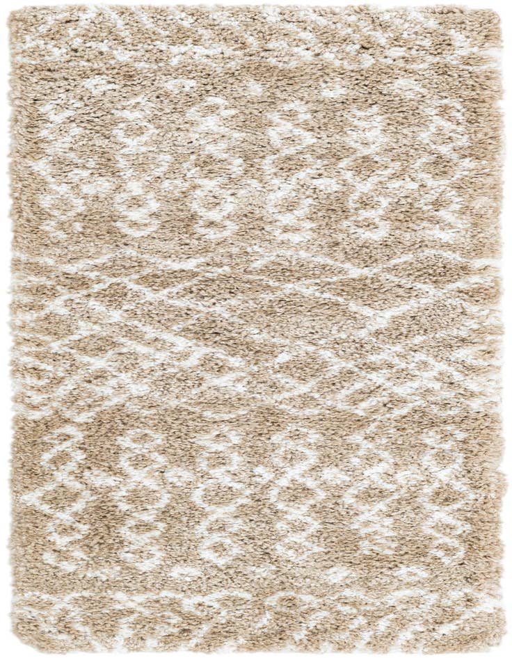 Detail image of 2' 8 x 5' 5 Moroccan Shag Runner Rug
