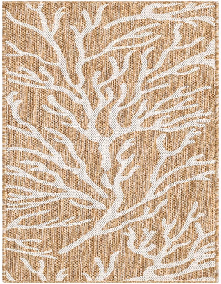 Detail image of 2' x 5' 3 Easy-Clean Coastal Indoor / Outdoor Runner Rug