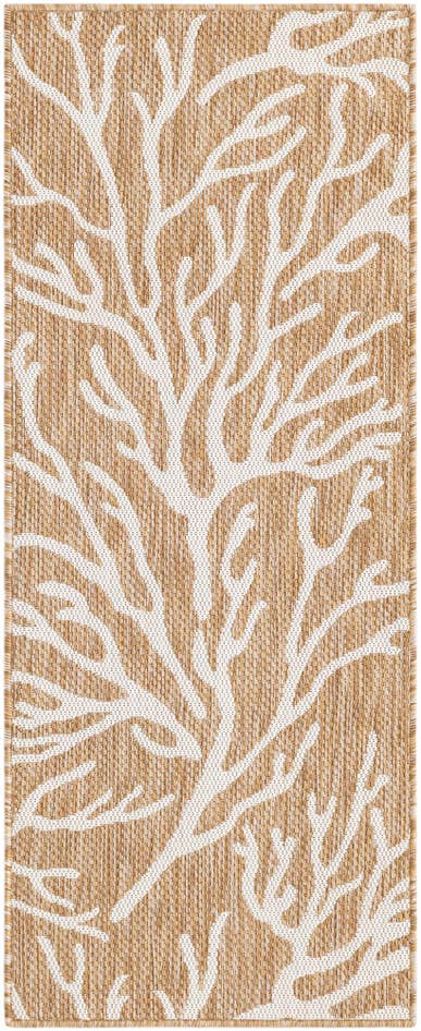 Detail image of 2' x 5' 3 Easy-Clean Coastal Indoor / Outdoor Runner Rug