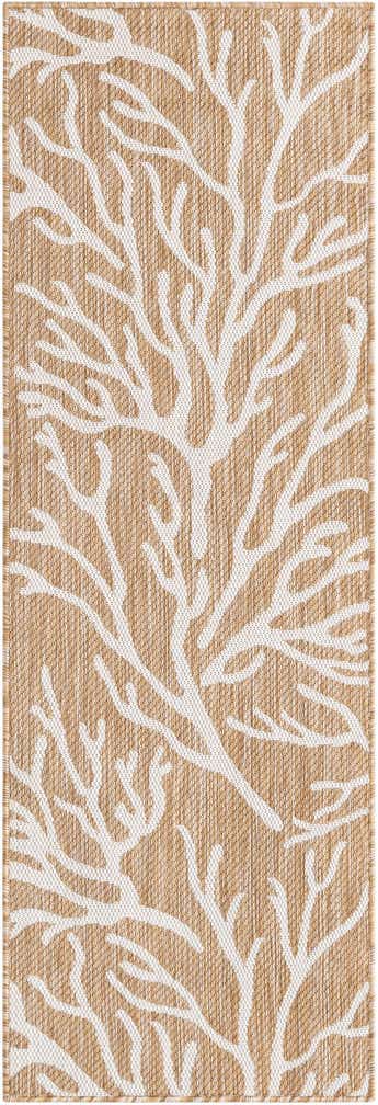 2' x 6' Easy-Clean Coastal Indoor / Outdoor Runner Rug